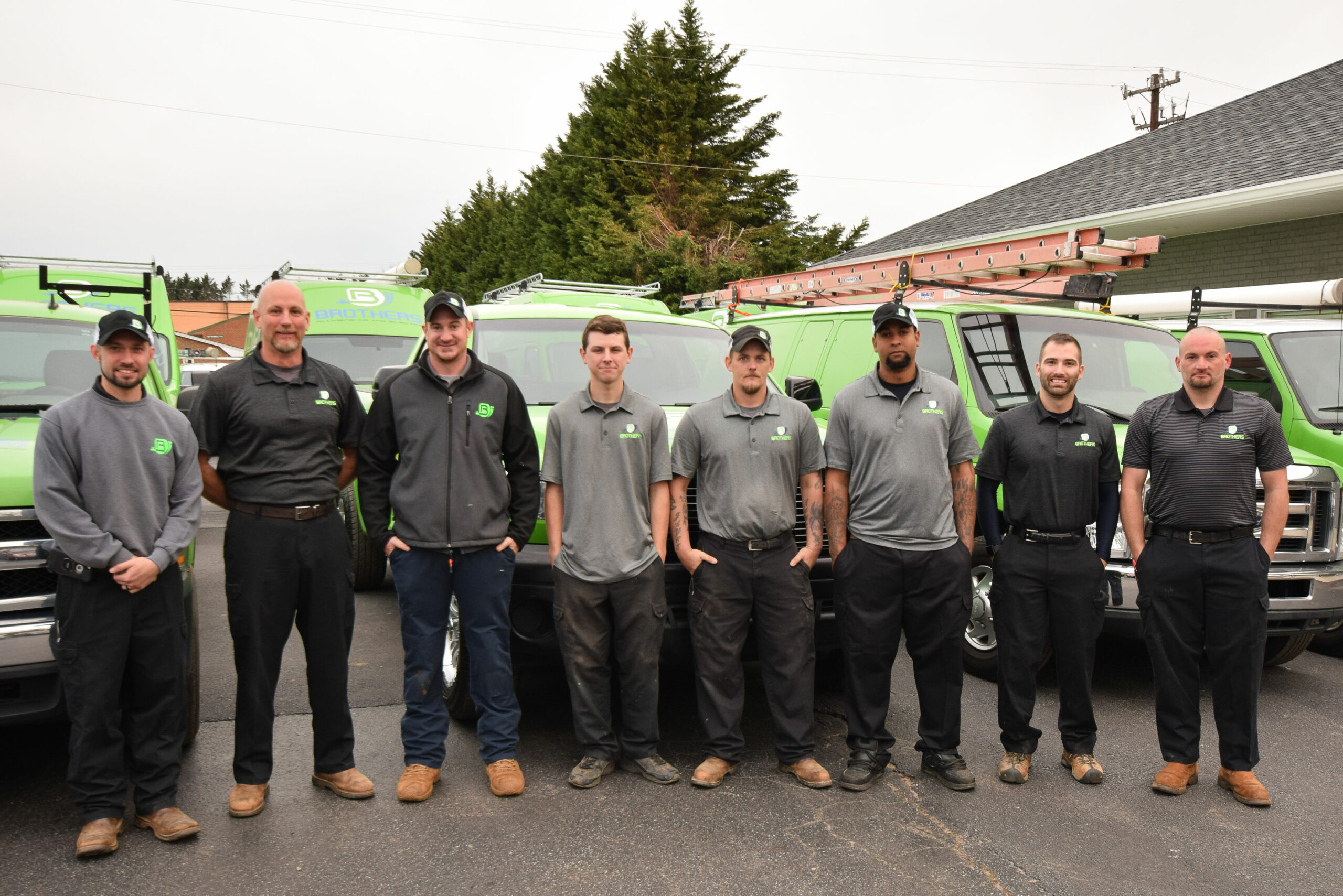Brothers' professional HVAC repair, maintenance, and installation service team