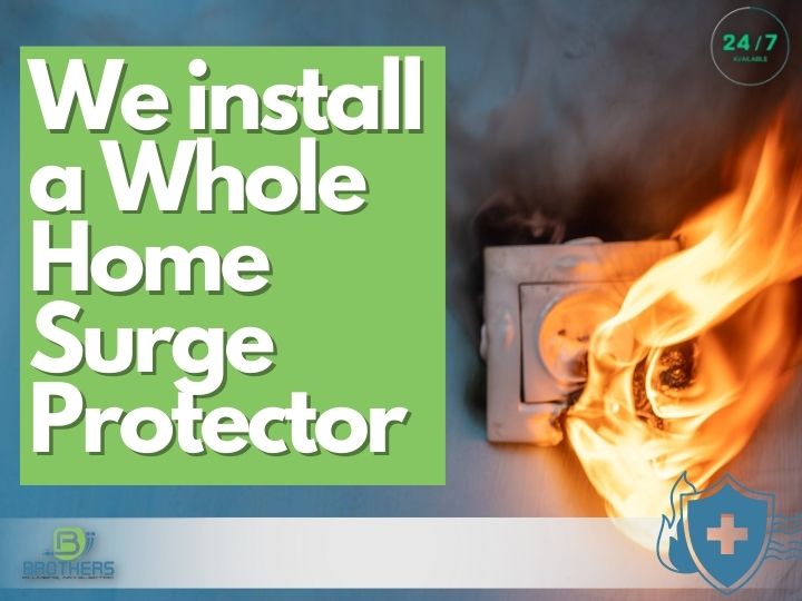 We install a Whole Home Surge Protector. Make your home better with whole home surge protection.