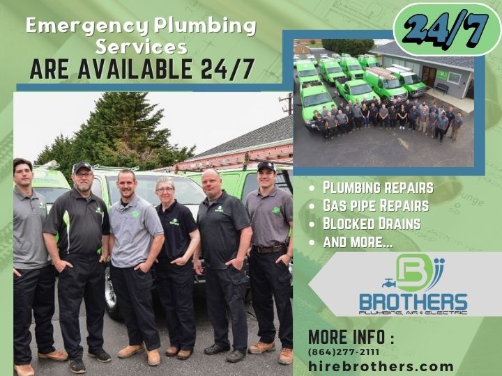 Brothers Plumbing, Air, & Electric. Licensed and insured plumbers in Greer SC
