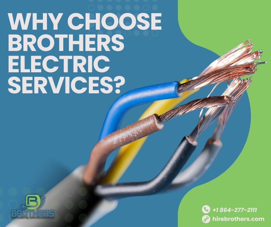 Brothers Plumbing, Air, & Electric is always ready to tackle urgent electrical issues, minimizing disruptions to your business.