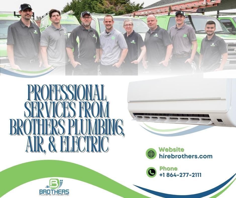 At Brothers Plumbing, Air, & Electric, we understand that maintaining your home’s systems can feel overwhelming. That’s why we offer comprehensive services to handle the hard work for you.