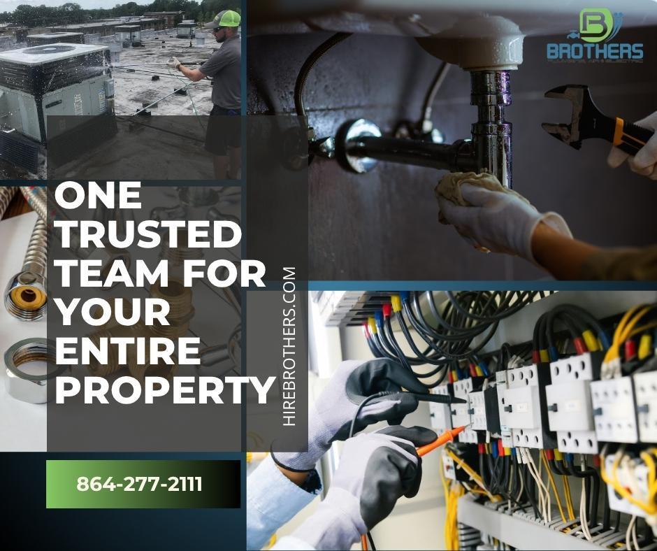 By combining specialized mechanical care (plumbing, HVAC, and electrical) with general exterior enhancements, Brothers Plumbing, Air, & Electric provides a comprehensive approach to property management. Property owners save time and money by working with a unified crew that understands how every system within a building interacts.